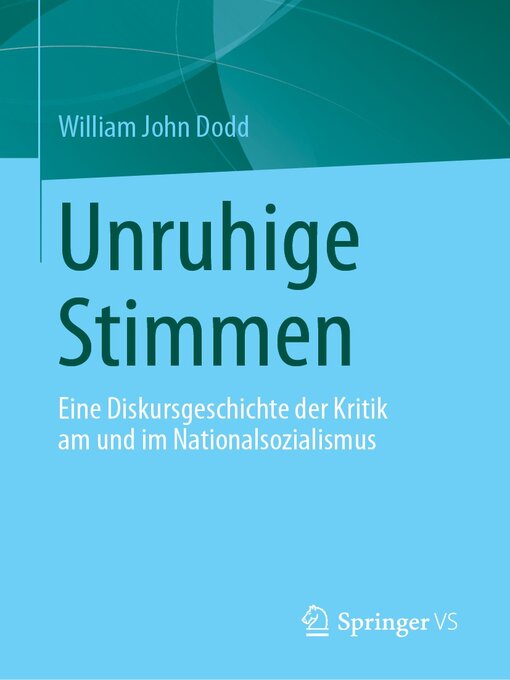 Title details for Unruhige Stimmen by William John Dodd - Available